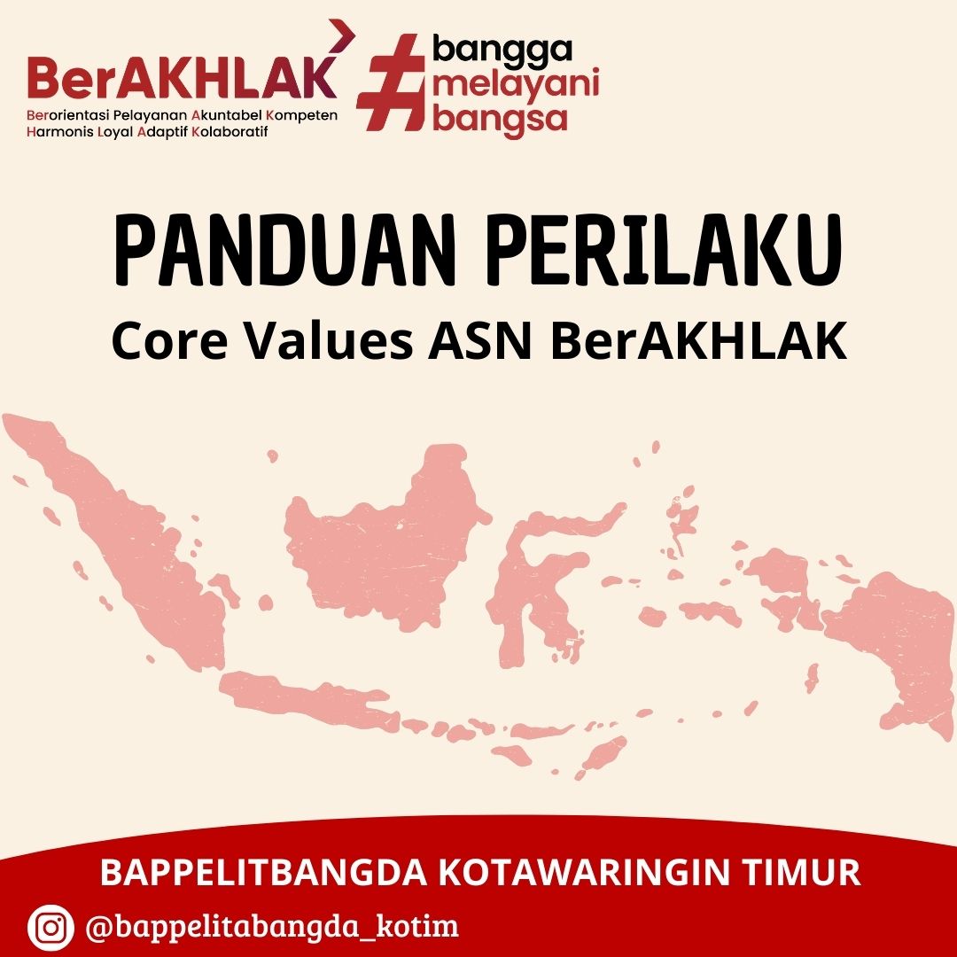 Panduan Core Value ASN BerAKHLAK – BAPPERIDA